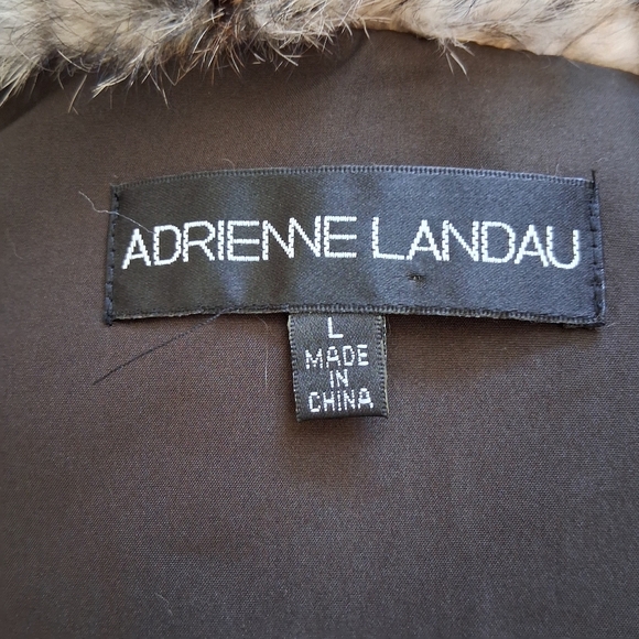 Adrienne Landau Rabbit Fur Vest Size Large - Picture 2 of 7